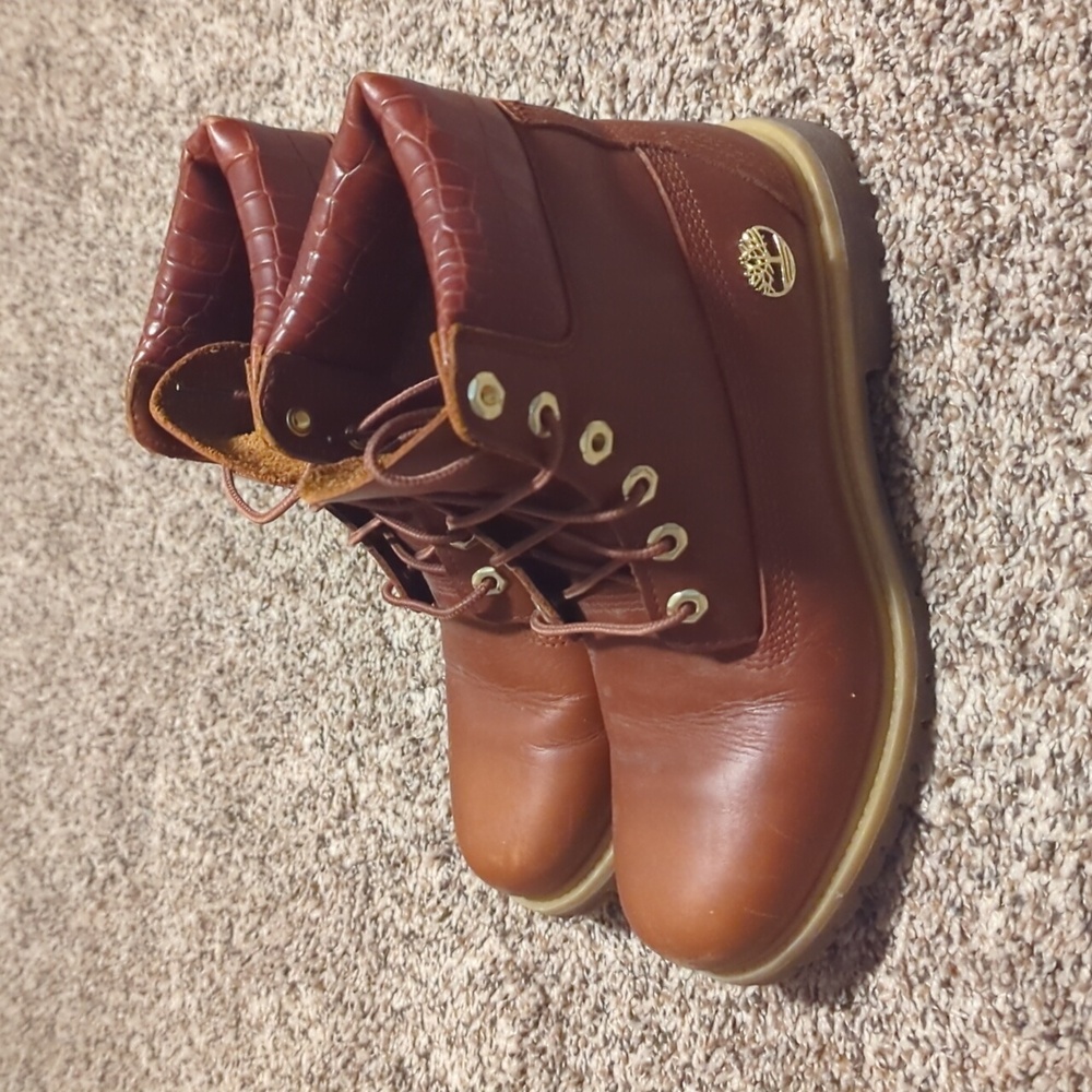 Timberland Brown Leather Waterproof Boots
